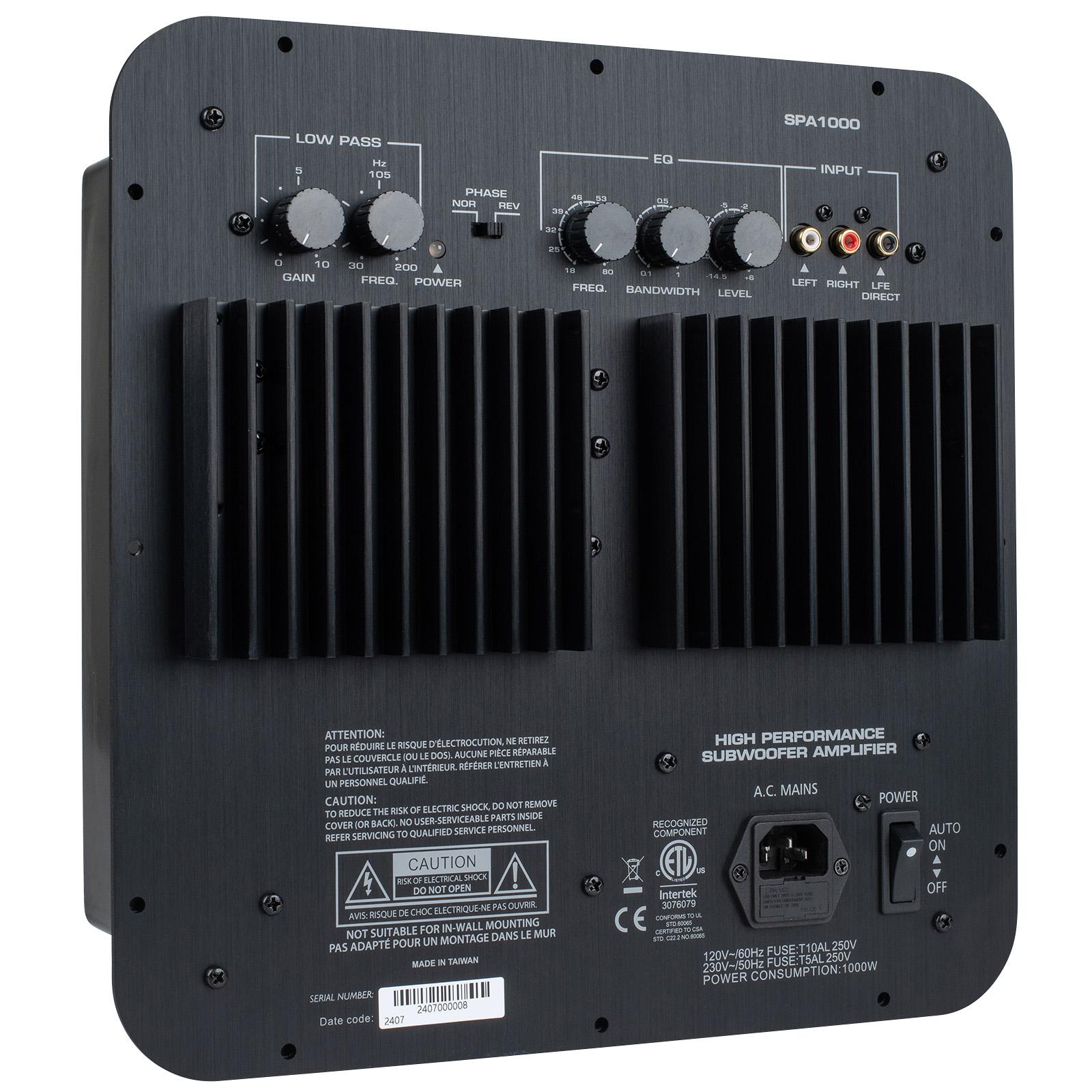 1000 watt powered best sale subwoofer